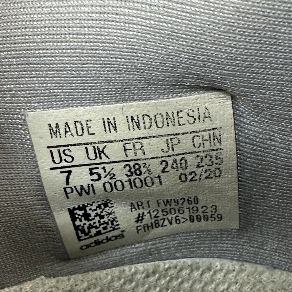 Adidas Edge Lux Shoes Womens Size 7 Gray Silver Running Athletic Sneakers FW9260